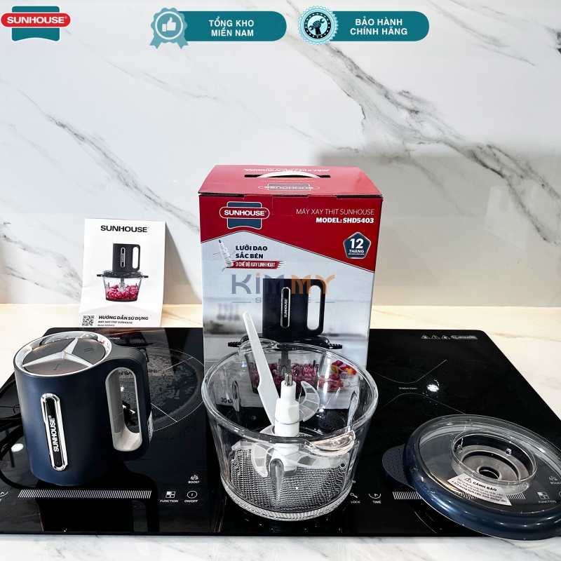 Máy xay thịt cá chuyên dụng Sunhouse SHD5403